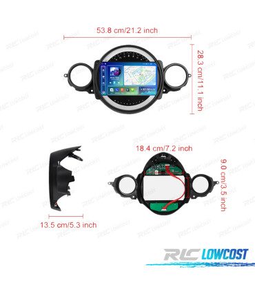 RADIO GPS ANDROID 13 MINI COOPER 06-13
