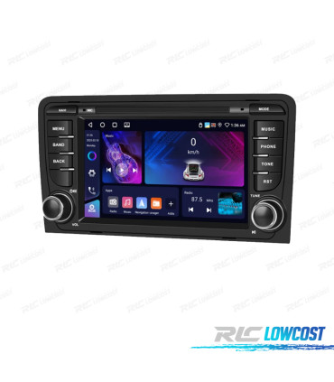 RADIO GPS ANDROID 13 AUDI A3 8P 03-13