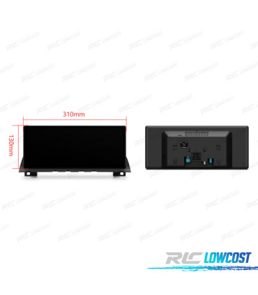 RADIO GPS ANDROID 13 BMW SERIE 6 F06 / F12 / F13 CIC 12.3" 8GB+128GB