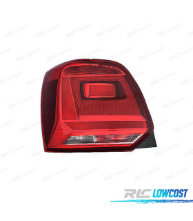 FANALE SINISTRO WV VOLKSWAGEN POLO 6C 14-17 ROSSO SCURO
