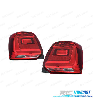 FANALI WV VOLKSWAGEN POLO 6C 14-17 ROSSO SCURO