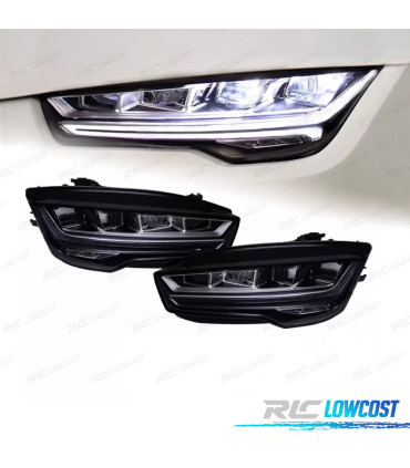 FARI AUDI A7 FACELIFT 16-18 CON FRECCE A LED DINAMICHE OEM LED