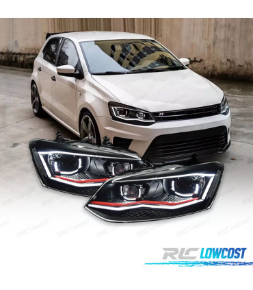 FARI VOLKSWAGEN POLO 6R 6C 09-17 LOOK GTI 18