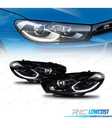 FARI LED VOLKSWAGEN SCIROCCO 08-14 LOOK R 2015