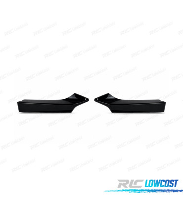 SPLITTER BMW F22 14-21 LOOK M NERO LUCIDO
