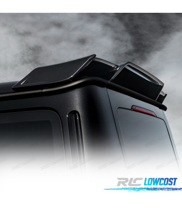 SPOILER PER TETTO MERCEDES W463 W464 W483 89-18 LOOK BRABUS NERO LUCIDO