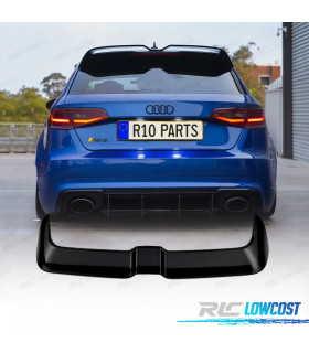 ALETTONE AUDI A3 8V 12-20 LOOK OETTINGER NERO LUCIDO