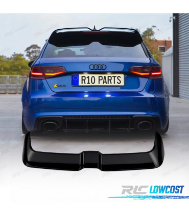 ALETTONE AUDI A3 8V 12-20 LOOK OETTINGER NERO LUCIDO