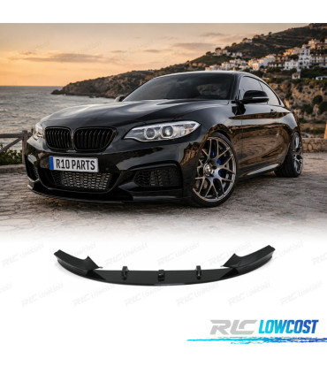 SPOILER LIP BMW F22 COUPE NERO LUCIDO