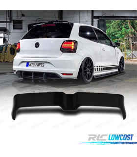 SPOILER ALETTONE VOLKSWAGEN VW POLO 6R 6C LOOK OETTINGER 09-17 IN ABS
