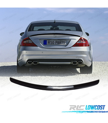 SPOILER ALETTONE MERCEDES CLASSE CLS W219 04-10 LOOK AMG NERO LUCIDO