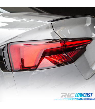 SPOILER PER AUDI A5 F5 3D COUPE CABRIO 16- NERO LUCIDO