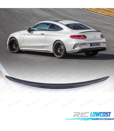 SPOILER ALETTONE MERCEDES CLASSE C COUPÉ C205 14-18 AMG NERO LUCIDO