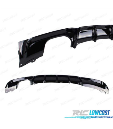 DIFFUSORE BMW F30 F31 LOOK M PERFORMANCE NERO LUCIDO