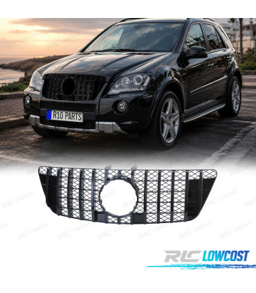 GRIGLIA PER MERCEDES M ML W164 08-11 LOOK AMG NERO LUCIDO