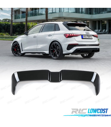 SPOILER AUDI A3 8V 20- NERO LUCIDO