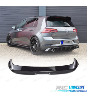 SPOILER VOLKSWAGEN VW GOLF VII 7 HATCHBACK 12-20 LOOK EVO1 SPORT NERO LUCIDO