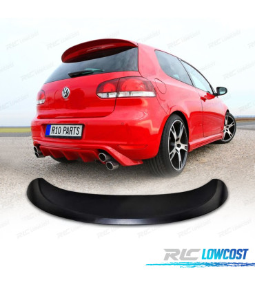 SPOILER ALETTONE VOLKSWAGEN VW GOLF 6 08-12 ABS