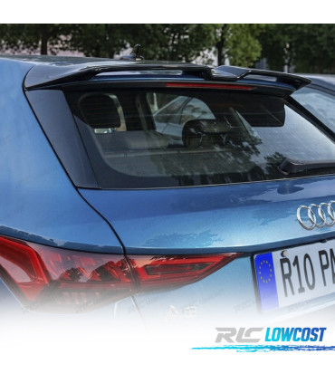 SPOILER PER AUDI A3 8Y 20- NERO LUCIDO ABS