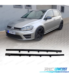 PROFILI LATERALI VOLKSWAGEN VW GOLF 7 7.5 R-LINE 12-20 NERO LUCIDO