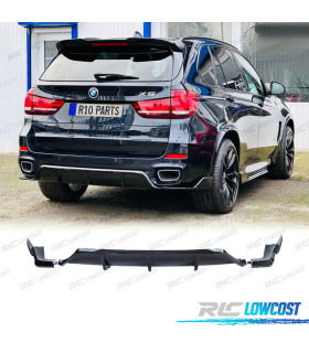 DIFFUSORE BMW X5 F15 12-18 LOOK M PERFORMANCE NERO LUCIDO