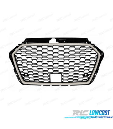GRIGLIA AUDI A3 8V 16-20 LOOK RS3 NERO GRIGIO RADAR