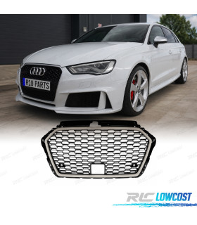 GRIGLIA AUDI A3 8V 16-20 LOOK RS3 NERO GRIGIO RADAR