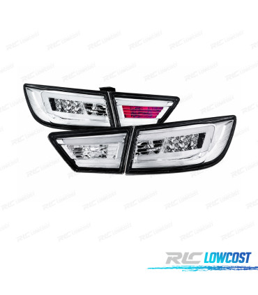 FANALI RENAULT CLIO 4 13-16 BARRE LUMINOSE FONDO CROMATO