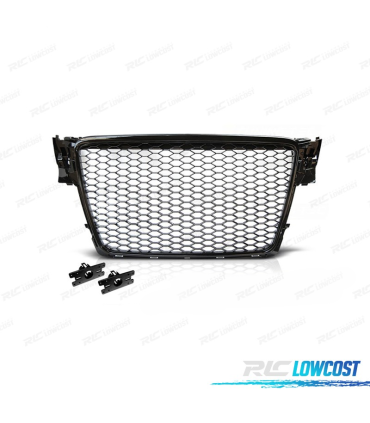 GRIGLIA AUDI A4 B8 07-11 LOOK RS NERO LUCIDO
