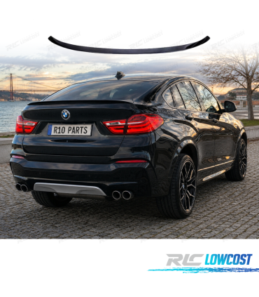 SPOILER ALETTE BMW X4 F26 14-18 LOOK M NEGRO BRILLANTE