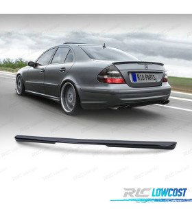 SPOILER ALETTA MERCEDES CLASSE E W211 SEDAN 03-08 LOOK AMG NERO LUCIDO
