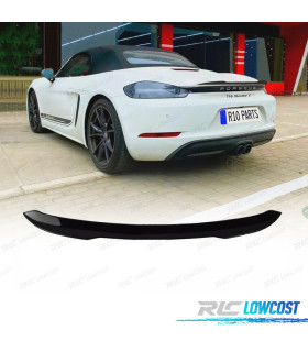 SPOILER PORSCHE CAYMAN 718 BOXSTER 17- NERO LUCIDO