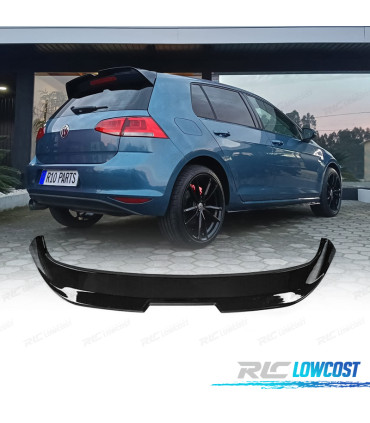 ALETTONE SPOILER VOLKSWAGEN VW GOLF 7 7.5 LOOK R-LINE NERO LUCIDO