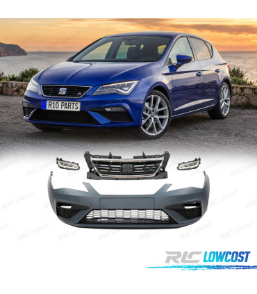 KIT PARAURTI ANTERIORE SEAT LEON 13-19 LOOK FR CON FENDINEBBIA