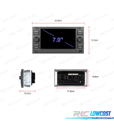 RADIO GPS ANDROID 15 FORD FOCUS C-MAX S-MAX GALAXY FUSION