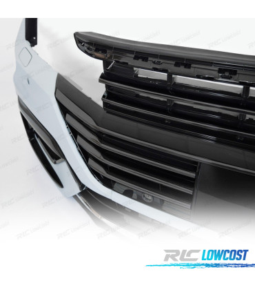 PARAURTI ANTERIORE VOLKSWAGEN VW ARTEON 17-20 LOOK R-LINE PDC NERO