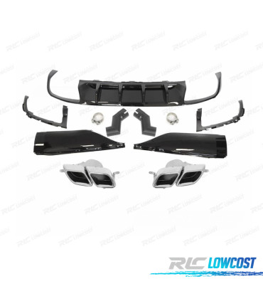 DIFFUSORE VOLKSWAGEN ARTEON 20-24 LOOK R NERO LUCIDO
