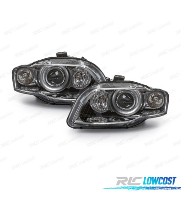 FARI BI-XENON AUDI A4 B7 04-07 CON LUCE DI CURVA