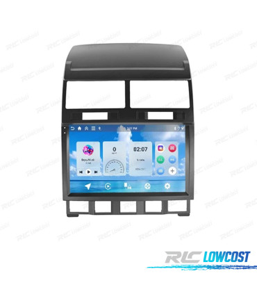 RADIO GPS 9'' ANDROID 13 VOLKSWAGEN TOUAREG 03-10 2 DIN 4GB+64GB
