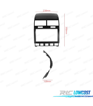 RADIO GPS 9'' ANDROID 13 VOLKSWAGEN TOUAREG 03-10 2 DIN 4GB+64GB