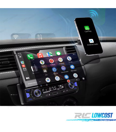 RADIO MULTIMEDIA UNIVERSALE 1 DIN 7" CARPLAY / ANDROID 13 AUTO