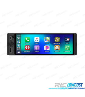 RADIO GPS ANDROID 13 UNIVERSAL 1 DIN 7" 4GB+64GB