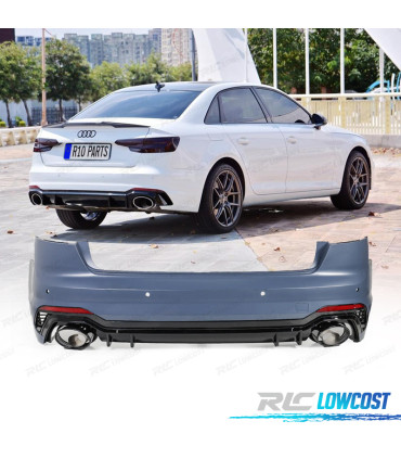 PARAURTI POSTERIORE AUDI A4 SEDAN 17-20 LOOK RS4