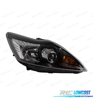 FARI XENON PER FORD FOCUS III 08-10 FONDO NERO