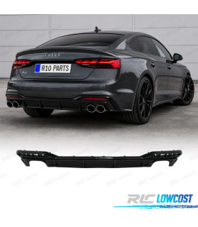 DIFFUSORE AUDI A5 S LINE 21- LOOK S5 NERO LUCIDO