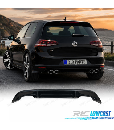 DIFFUSORE VOLKSWAGEN VW GOLF 7 12-17 LOOK R NERO LUCIDO