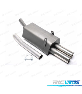 SILENZIATORE DI SCARICO PER BMW SERIE 3 E36 L6 1991-1998 INOX x2