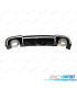 DIFFUSORE AUDI A3 SEDAN SLINE 17-20 LOOK RS3 + TERMINALI DI SCARICO