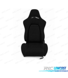 SEDILE SPORTIVO SEMI BAQUET LOOK BRIDE IN ALCANTARA NERA
