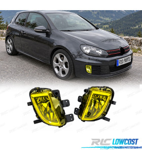 FARI ANTIABBAGLIANTI VOLKSWAGEN VW GOLF 6 08-12 GTI GTD GIALLI